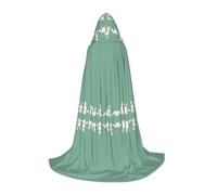 GUOLGP Mantello con cappuccio con stampa coniglietto pasquale per Halloween, unisex, per ragazzi e ragazze, per costume di Natale e Carnevale