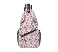 GUOLGP Melograno Pattern Print Cross Chest Bag Diagonally Zaino per uomo donna accessorio da viaggio leggero