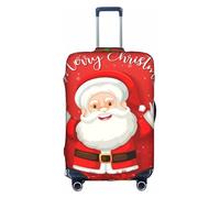 GUOLGP Merry Christmas.Stampa Cerniera Nascosta Decorativa Copertura Valigie Lavabile Viaggio Bagaglio Protector, bianco, XL