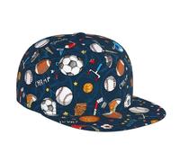 GUOLGP Sport Baseball Game Stampa Baseball Cap Traspirante Estate Sport Cappello Outdoor Viaggi Corsa Comfort Moda Nero