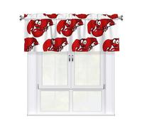 GUOLGP Tende mantovane con stampa aragosta rossa, 137 x 45 cm, per cucina, bagno, lavanderia, decorazione per la casa