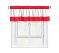 GUOLGP Tende mantovane con stampa bandiera austriaca, 137 x 45 cm, per cucina, bagno, lavanderia, decorazione per la casa