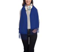GUOLGP Virginia State Flag Stampa Elegante Fringe Sciarpa Scialle Wrap per le Donne Inverno Versatile Moda Accessorio Regalo