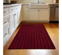 GUOLIXIA Zerbino Ingresso 45 x 65 cm Lavabile, Resistente Allo Sporco Zerbino Ingresso Casa da Esterno Lavabile in Lavatrice per Porta Casa e Corridoio, Rosso