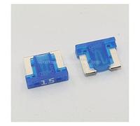 GUOQGXAY 1000 pz 2A 3A 5A 10A 15A 20A 25A 30A fusibili Micro Breve Basso Profilo Mini Lama 15A amp Fusibile APS/ATT(15A)