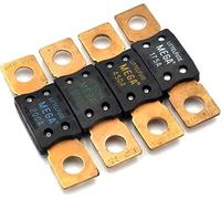 GUOQGXAY Fusibile a lama, per auto, barca, moto, auto, barca, moto, 1 pezzo, 40A, 50A, 60A, 80A, 100A, 125A, 150A, 200A, 250A, 300A, 400A, 1 pezzo