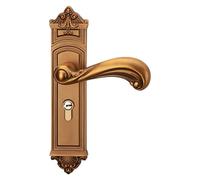 GUOQGXAY Serratura for Porta della Camera da Letto della casa Europea Maniglia for Porta in Legno massello Serratura for Porta Meccanica in Stile Americano Senza distinzione tra Sinistra e Destra