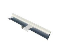 GUOXIAD Canale di Drenaggio Assemblato Lungo 60 Cm, Canale di Drenaggio con Griglia in Acciaio Inossidabile, Sistemi di Drenaggio for Vialetti, Fessura A U Larga 10 Cm, Kit di Drenaggio(#19)