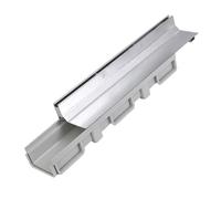 GUOXIAD Canale di Drenaggio in Resina Ad Alta Resistenza con Griglia, Trincea di Drenaggio Assemblata Lunga 50 Cm, Mini Sistemi di Drenaggio da 10x6 Cm, Canale di Drenaggio(Side Single Seam)