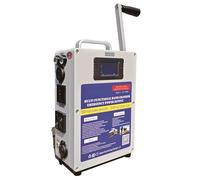 guoyjmm Generatore a Manovella da 500 W, 200 Wh, 46800 mAh, Stazione di Alimentazione Portatile con Presa, 220 V AC/DC/USB Generatori di Alimentazione Mobile, Alimentazione di Emergenza