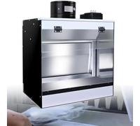 guoyjmm Kit Cabina di Verniciatura per Aerografo, Temperatura di Colore 5500k con Aspirazione dell'Aria a Tenda d'Acqua, Illuminazione a LED, per Pittura, Torte, Artigianato, Hobby,50x50x40cm