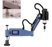 guoyjmm Maschiatrice elettrica, Utensili per Filettatura M3-M16, 8 pinze Standard ANSI, Braccio Flessibile Universale, maschiatrice per Dadi, 0-312 Giri/min, Braccio Flessibile a 360 Gradi