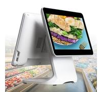 guoyjmm Registratore di Cassa Touchscreen, Registratore di Cassa Intelligente all-in-One, Registratore di Cassa per Supermercati, Touch Screen Pos e Display HD per I Clienti, per Vendita al Dettaglio