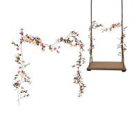 GUOYOU 2,1m Ghirlanda di Margherita Artificiali Fiori Appesi Ghirlanda Fiori Piante Artificiali Rampicante Fiori di Seta Vite Finta Appesa Rattan, per Nozze Arco Festa Casa All'aperto da Giardino