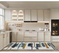 GUOYUYU Tappeti Runner 115 x 140 cm Facile da Pulire, Tappeto Passatoia Cucina Antiscivolo Lavabile per Ufficio Casa Cucina da Ingresso, B