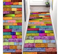 GUOYUYU Tappeto Cucina Casa 70x100cm Tappetino zerbino Lavabile Dinner Tappeto Da Cucina per Corridoio Passatoia Stretto Lungo Portone, D