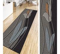 GUOYUYU Tappeto La Cucina 40x270cm Motivo Geometrico Lungo Moderno Antiscivolo Lavabile Passatoia Antiscivolo e Antimacchia per Corridoio Passatoia Stretto Lungo Portone, H