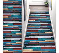 GUOYUYU Tappeto Passatoia Cucina 90x200cm Corridoio Lavabile Antimacchia Extra Lungo Tappeto per Cucina Bagno, A