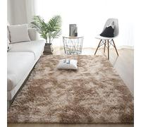 GUOYUYU Tappeto per Soggiorno 80x200cm Lungo Soggiorno Soffice Peloso Tappeti Salotto Peloso Shaggy Pelosi Morbido per Bambini Play Home Decorate Soggiorno, Beige Scuro
