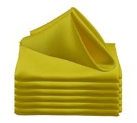GUOZHAN 12 tovaglioli da tavola in Raso da 45x45 cm, fazzoletti in Tessuto Morbido per Decorazioni per Feste di Matrimonio, Compleanno, Natale, casa, strofinaccio