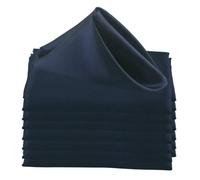 GUOZHAN 12 tovaglioli da tavola in Raso da 45x45 cm, fazzoletti in Tessuto Morbido per Decorazioni per Feste di Matrimonio, Compleanno, Natale, casa, strofinaccio