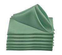 GUOZHAN 12 tovaglioli da tavola in Raso da 45x45 cm, fazzoletti in Tessuto Morbido per Decorazioni per Feste di Matrimonio, Compleanno, Natale, casa, strofinaccio