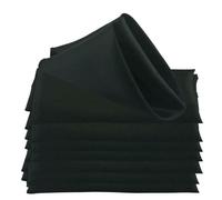 GUOZHAN 12 tovaglioli da tavola in Raso da 45x45 cm, fazzoletti in Tessuto Morbido per Decorazioni per Feste di Matrimonio, Compleanno, Natale, casa, strofinaccio