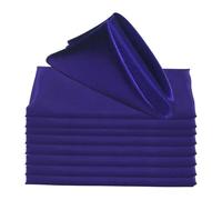 GUOZHAN 12 tovaglioli da tavola in Raso da 45x45 cm, fazzoletti in Tessuto Morbido per Decorazioni per Feste di Matrimonio, Compleanno, Natale, casa, strofinaccio