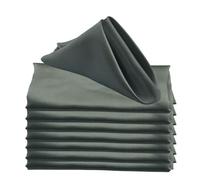 GUOZHAN 12 tovaglioli da tavola in Raso da 45x45 cm, fazzoletti in Tessuto Morbido per Decorazioni per Feste di Matrimonio, Compleanno, Natale, casa, strofinaccio
