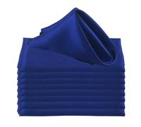 GUOZHAN 12 tovaglioli da tavola in Raso da 45x45 cm, fazzoletti in Tessuto Morbido per Decorazioni per Feste di Matrimonio, Compleanno, Natale, casa, strofinaccio