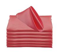 GUOZHAN 12 tovaglioli da tavola in Raso da 45x45 cm, fazzoletti in Tessuto Morbido per Decorazioni per Feste di Matrimonio, Compleanno, Natale, casa, strofinaccio