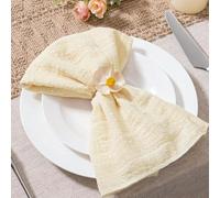 GUOZHAN 6 Pezzi tovaglioli di Stoffa di Cotone Garza 30x30cm Tessuto per Decorazioni per Matrimoni Uso Quotidiano tovaglioli da tavola tovaglioli da Villaggio