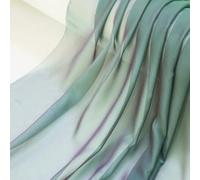 GUOZHAN Tessuto da Sposa in Chiffon Garza Bicolore Super Sottile, Morbido e Leggero, 100 cm*148 cm, Ideale per danzare.