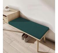 GUOZHEN Cuscini Giardino Esterno per Panche 60 x 110 cm con Fondo Antiscivolo Cuscini per Panca Fodera Lavabile per Panca da Giardino, Patio, Finestra a Bovindo, Verde