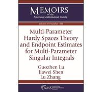 Guozhen Lu Lu Z Multi-Parameter Hardy Spaces Theory and Endpoint Est (Tascabile)