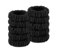 Guozihao 10 elastici per capelli spessi senza danni, elastici per capelli, accessori per capelli, senza cuciture, da donna