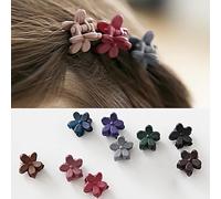 Guozihao 80 mini fermagli per capelli per ragazze, graziose forcine per capelli a forma di fiore, per bambini e donne, piccole clip per capelli accessori