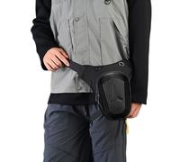 Gupcaqosjw Borsa Da Gamba Per Motociclisti Uomo - Impermeabile Regolabile Borsa Multi Tasche - Borsellino Coscia E Vita Da Ciclismo - Per Uomini E Donne Motociclismo Ciclismo Viaggio Campeggio