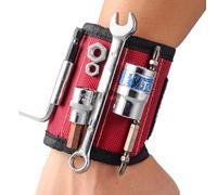 Gupcaqosjw Bracciale A Cinturino Magnetico Per Utensili | Bracciale Organizzatore Magnetico Compatto,Organizzatore Per Piccoli Utensili E Attrezzi,Per Fidanzato Nonno Zio Marito Compleanno Natale