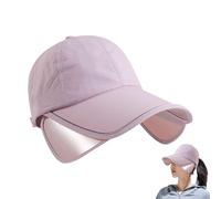 Gupcaqosjw Cappello da Golf Donna | Cappello Anti UV con Foro per Coda di Cavallo,Cappelli con Tesa per Golf Corsa Spiaggia Escursioni Ciclismo Baseball Cammino Guida