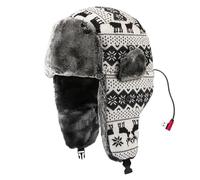 Gupcaqosjw Cappello Ushanka Invernale | A Regolazione Tripla E Antivento - Copricapo Termico con Tecnologia a Riscaldamento | per Pendolari Ciclismo Camminata Donne Adulti Ragazzi
