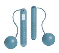 Gupcaqosjw Corda per saltare con contatore, corda per saltare senza corda, corda per saltare con palla gravit-y, corda per saltare per adulti, corda per saltare senza fili con calorie, cronometraggio