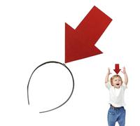 Gupcaqosjw Exclamation Mark Hair Band, copricapo in costume | Esclamazione Mark Arrowhead Canda per capelli,Decorazione a cerchio per capelli per capelli di compleanno, per novità per oggetti di scena