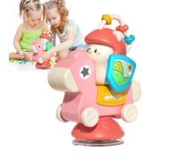 Gupcaqosjw Giocattoli per seggioloni con ventose, giocattolo di aspirazione per seggiolone,Giocattolo vassoio per il cartone animato della tazza di aspirazione per seggiolone - Teether educational