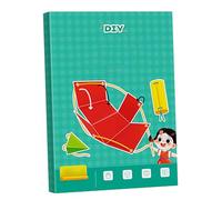 Gupcaqosjw Libro di geometria per bambini - Geometria Aiuto per l'apprendimento con barra di scorrimento | Pensiero logico superfici volume formule libro di apprendimento per bambini prescolare scuola