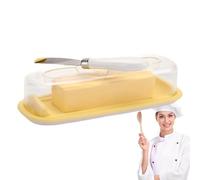 Gupcaqosjw Portaburro Con Coperchio | Conservatore Ermetico con Tagliaburro - Contenitore Per Il Burro - Per Cucina Piano Cottura Tavolo Frigo Servire Casa Cucinare Cuocere Formaggio