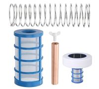 Gupcaqosjw Ricambio Ionizzatore Solare per Piscine - Pulitore Acqua Galleggiante con Anodo in Rame - Include Retino Filtro E Vite, Riduce Cloro E Ricambi Per Idromassaggio