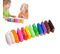 Gupcaqosjw Set di argilla modellante per bambini, argilla asciutta per bambini | Kit di modellazione argilloso argilloso a secco per principianti - Le attività di apprendimento delle scuole domestiche