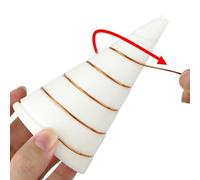 Gupcaqosjw Strumento per l'avvolgimento del filo a bobina,Strumento portatile per la produzione di antenne da giardinaggio - Dispositivo multifunzionale 'antenna del cavo a pianta riutilizzabile a