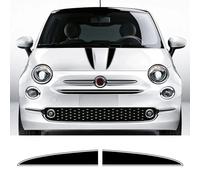 GUPEB 2 PZ Autofano Cofano Adesivi, Adatto per Fiat 500 Abarth 595 Tuning Vinile Film Decalcomanie Auto Fai da Te Strisce Styling Decorazione
